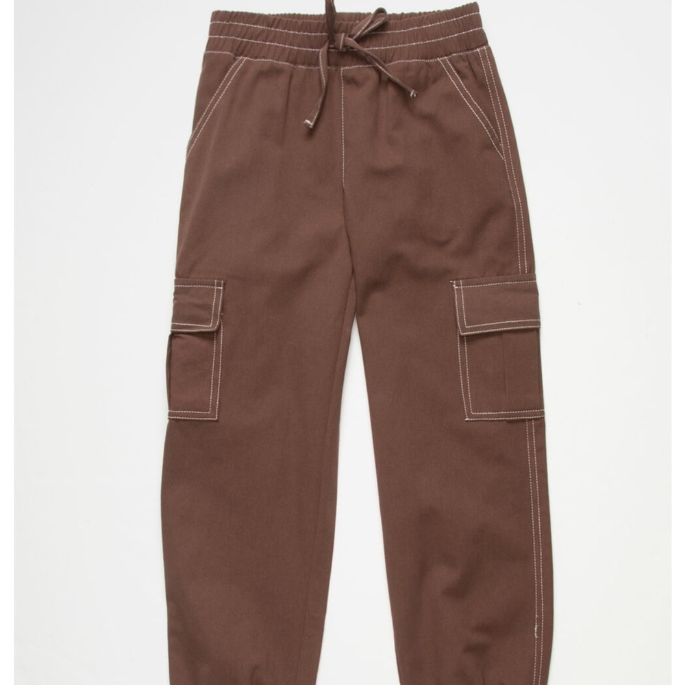 Tilt cargo brown pants full length! Good preowned condition! Size XS